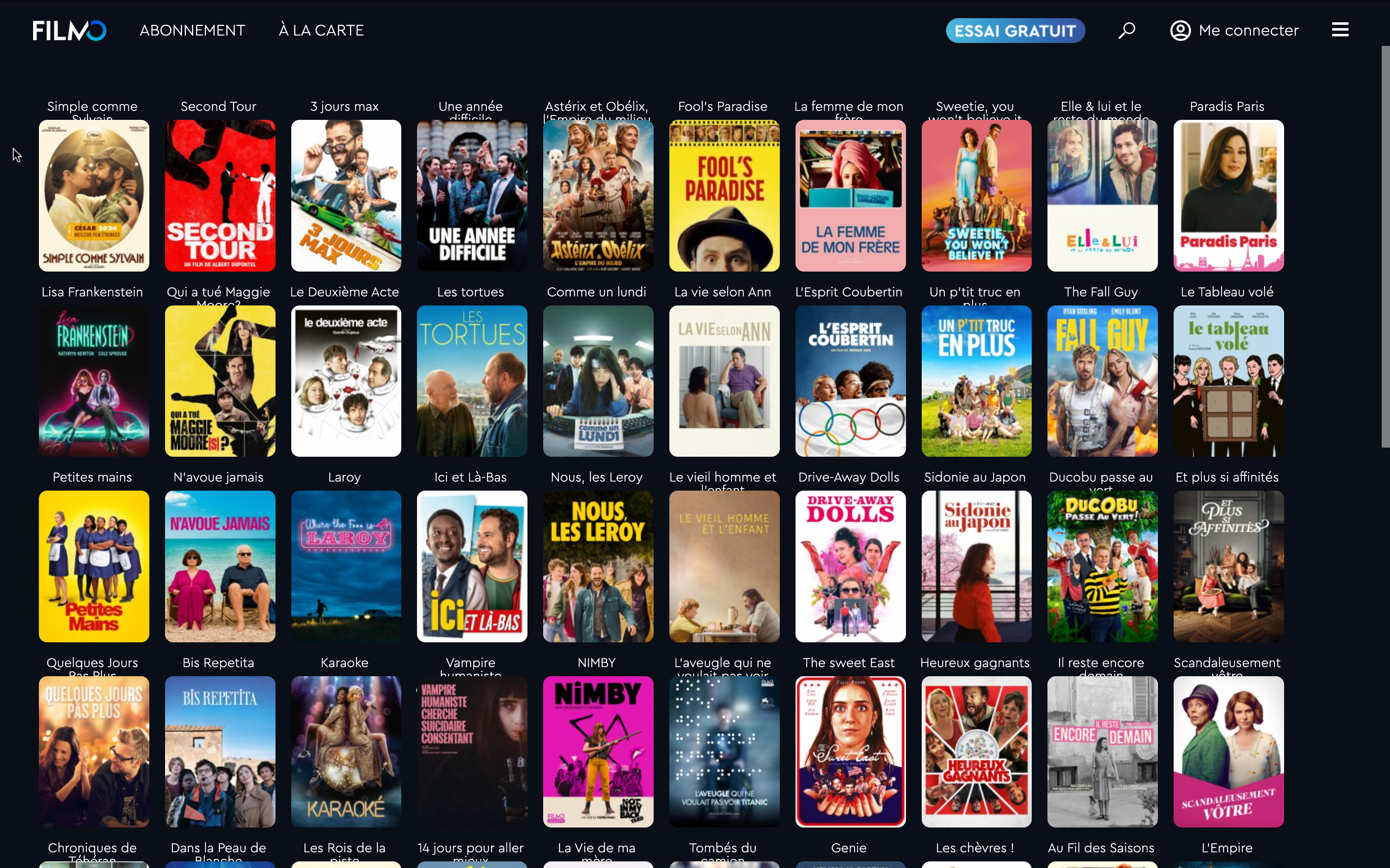 Voir les films en VOD